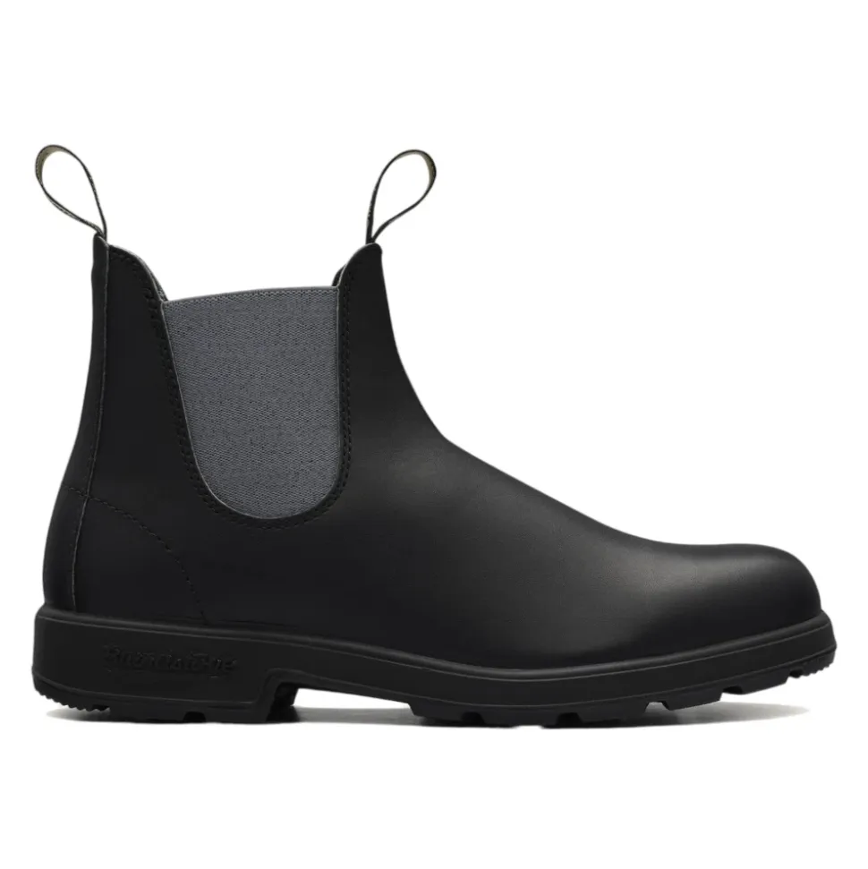 577 Botines Chelsea de Cuero Negro
