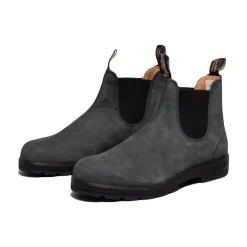 Botines Chelsea Rústicos Negros con Forro