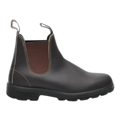 Botines Clásicos Marrones de Cuero