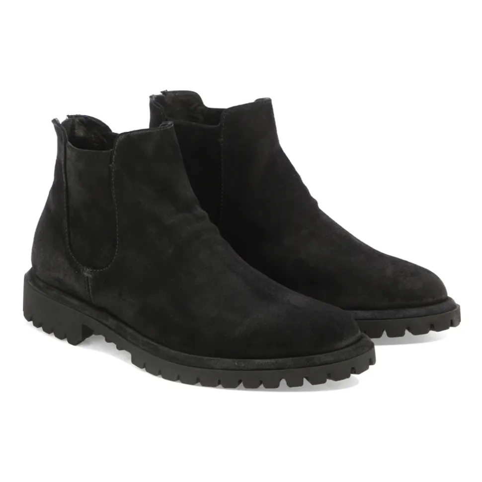 Botines de Ante Negros para Hombre