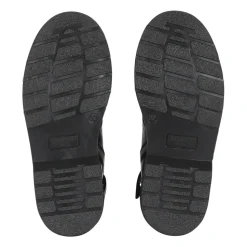 Botines de cuero con logo