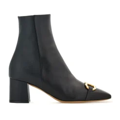 Botines de Cuero con Tacón Marilena 60