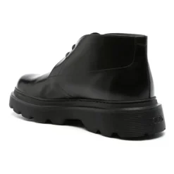 Botines de Cuero Negro