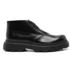 Botines de Cuero Negro