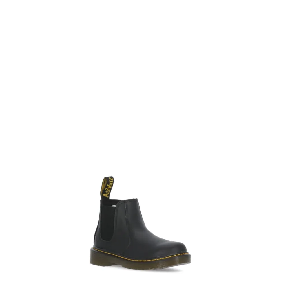 Botines de Cuero Negro para Niños