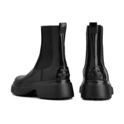 Botines de Cuero Negros Elegantes