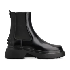 Botines de Cuero Negros Elegantes