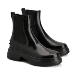 Botines de Cuero Negros Elegantes
