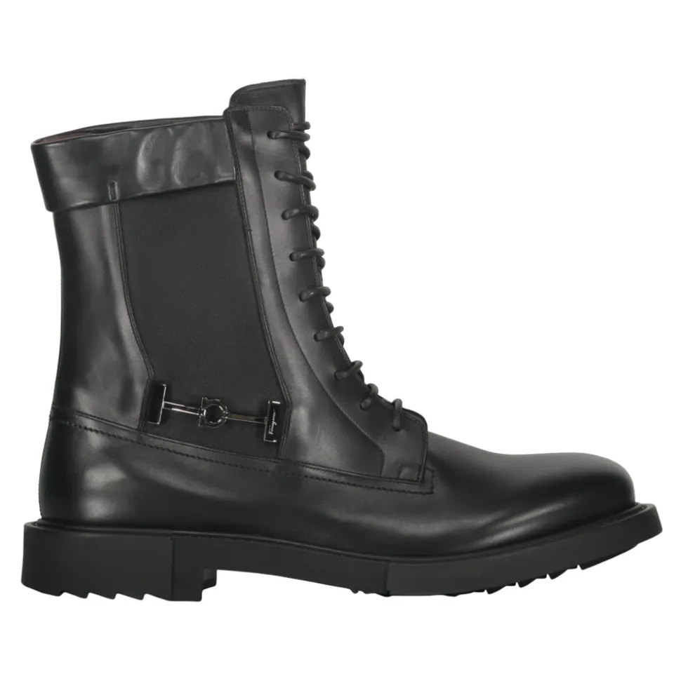 Botines elegantes con cordones