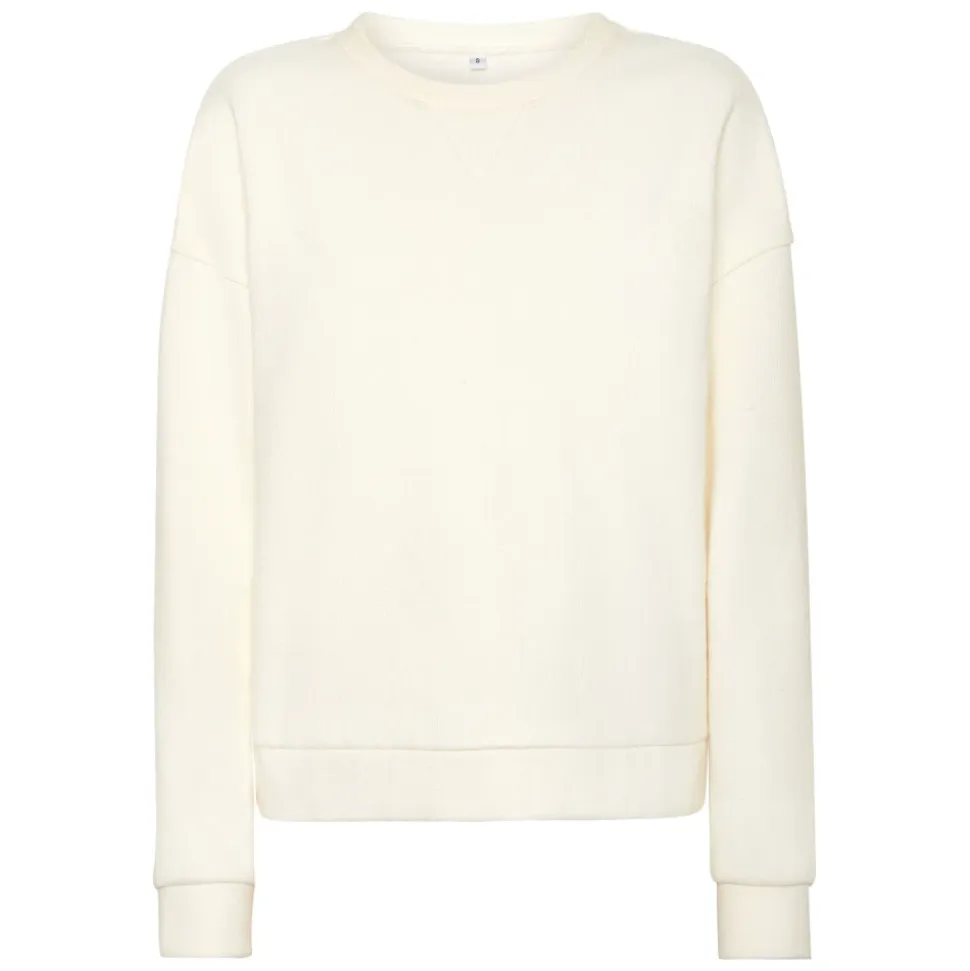 Boxy Fit Sweatshirt Round Neck LS