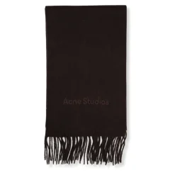 Bufanda con logotipo de lana de alpaca Acne Studios