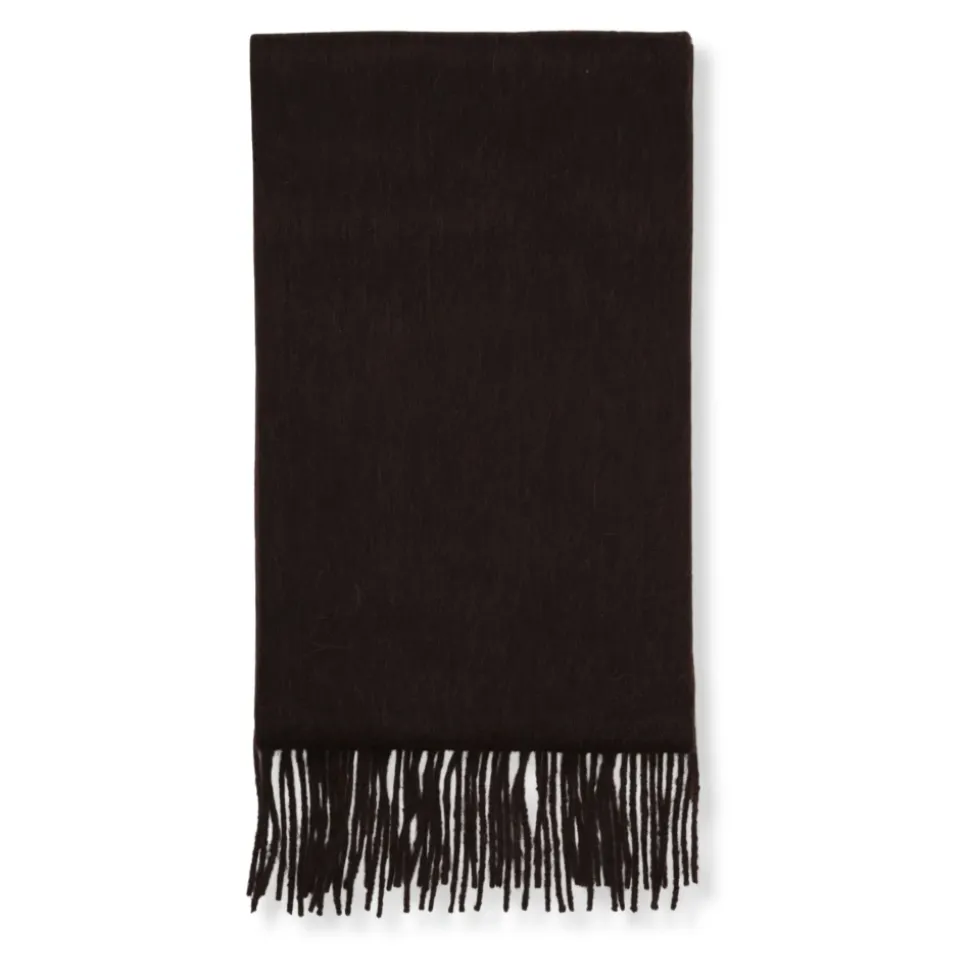 Bufanda con logotipo de lana de alpaca Acne Studios