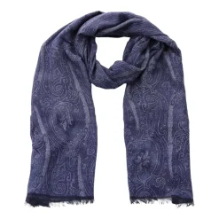 Bufanda de Cachemira con Estampado Paisley