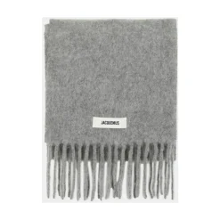 Bufanda de Lana Gris - Estilo Carro