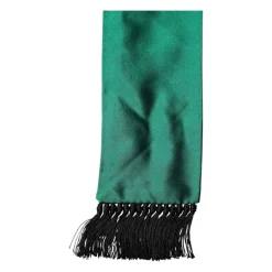 Bufanda Foulard de Seda con Flecos para el Cuello