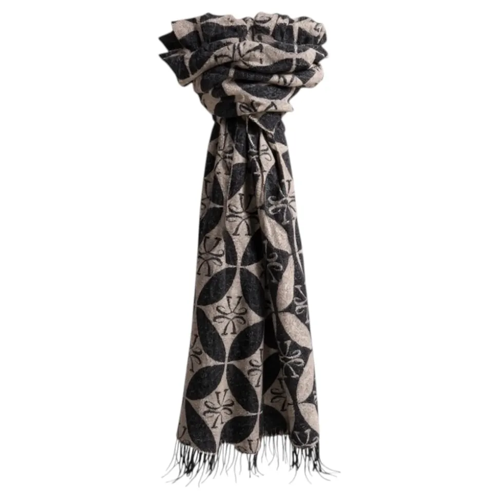 Bufanda Jacquard de Lana y Cachemira
