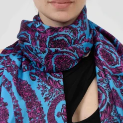 Bufanda seda barroca toque chic