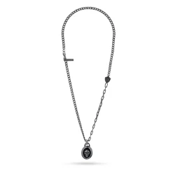 Cadena Hombre Plata Colgante Calavera