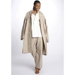 Camicia collo guru con tasca