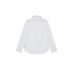 Camicia con strass e perle