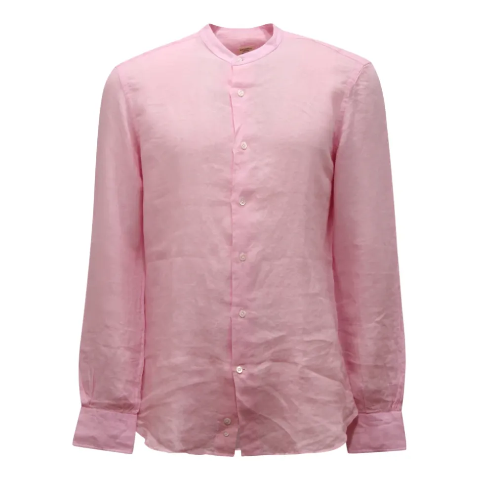 Camicia Coreana Slim Linen Shirt