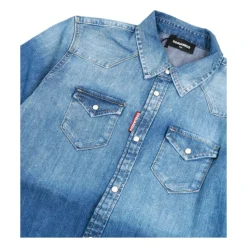 Camisa con Bolsillo en el Pecho