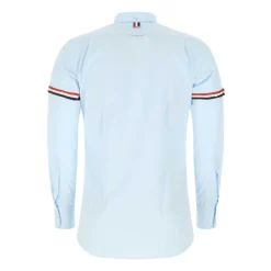 Camisa de Algodón Azul Polvo