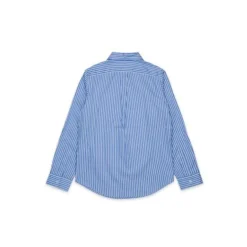 Camisa de Algodón Bordada con Logo