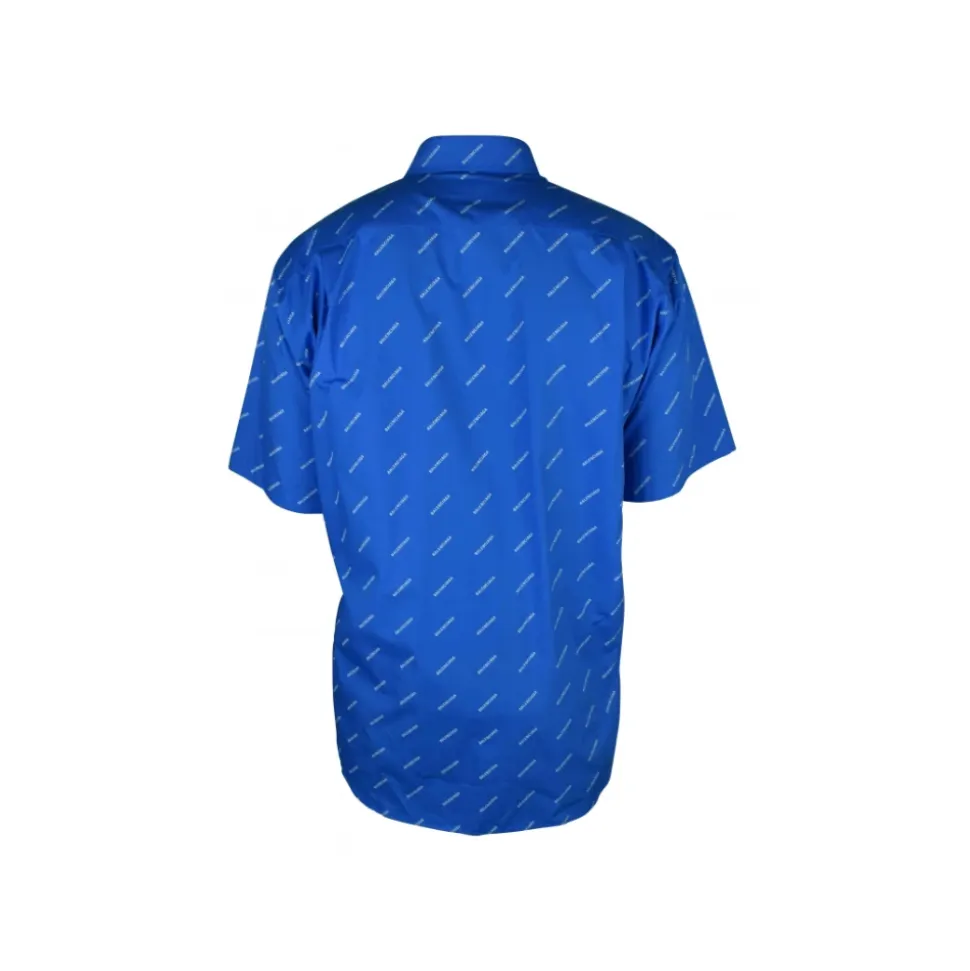 Camisa de Algodón con Monograma