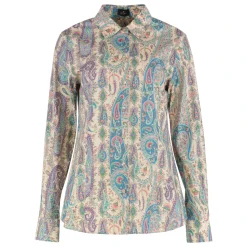 Camisa de Algodón Estampada