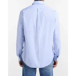 Camisa de Botones con Micro-Rayas