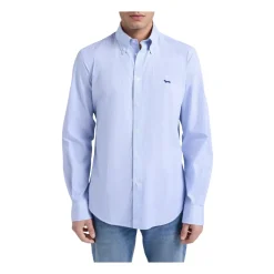 Camisa de Botones con Micro-Rayas