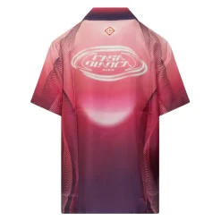 Camisa de Manga Corta con Logo Halftone