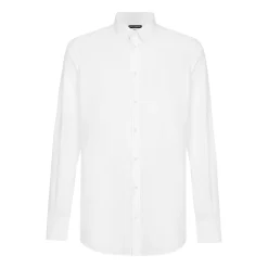 Camisa de Manga Larga Blanca Slim Fit