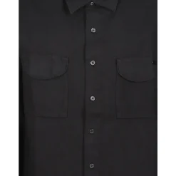 Camisa de Manga Larga con Cuello en Punta