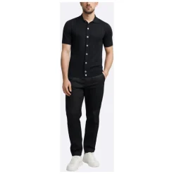Camisa de Punto de Manga Corta