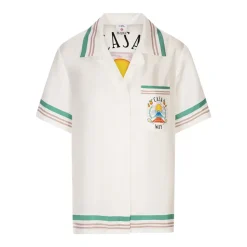 Camisa de Seda de Manga Corta Casa Way