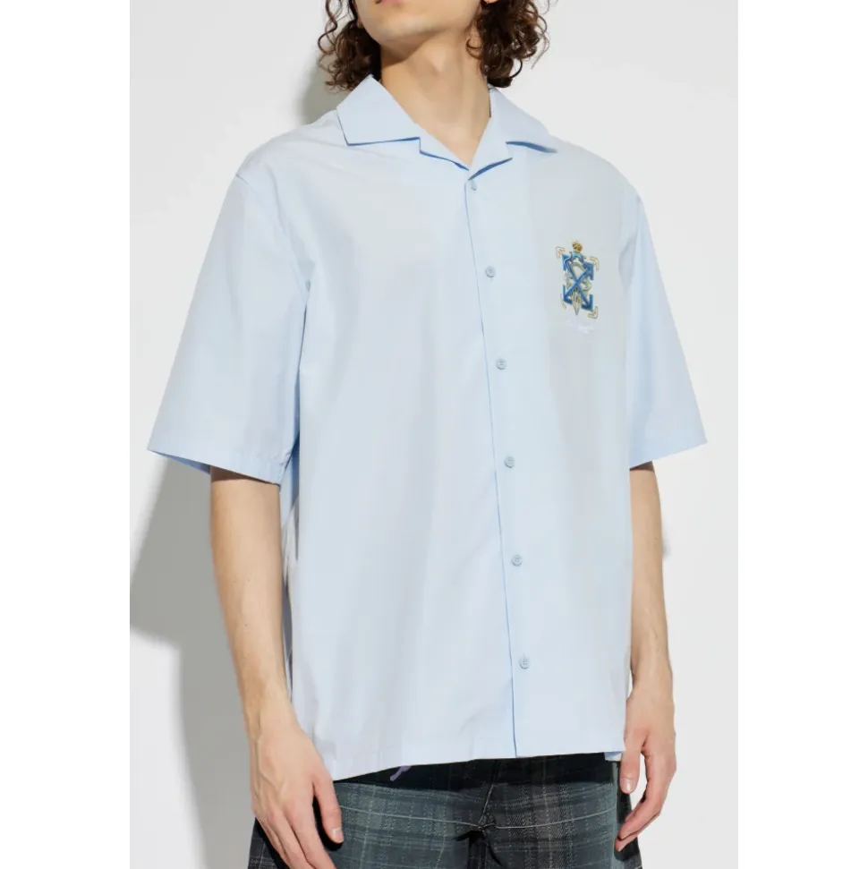 Camisa Estampada Colorida con Lentejuelas Brillantes