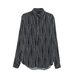 Camisa Estampada Fluida