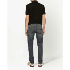 Camisa Polo de Algodón Negro