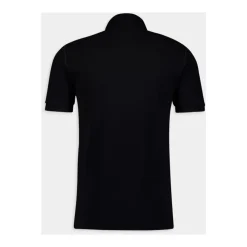 Camisa Polo de Algodón Negro