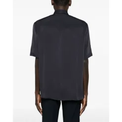Camisa Texturizada de Manga Corta