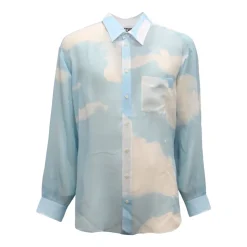 Camisa Transparente de Seda Couture