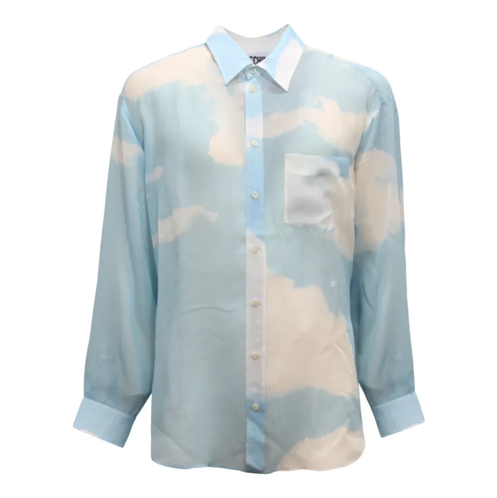 Camisa Transparente de Seda Couture