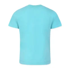 Camiseta Azul de Algodón