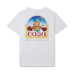 Camiseta Blanca de Algodón Orgánico Vue De L'Arche