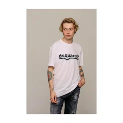 Camiseta Blanca de Algodón para Hombre
