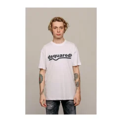 Camiseta Blanca de Algodón para Hombre
