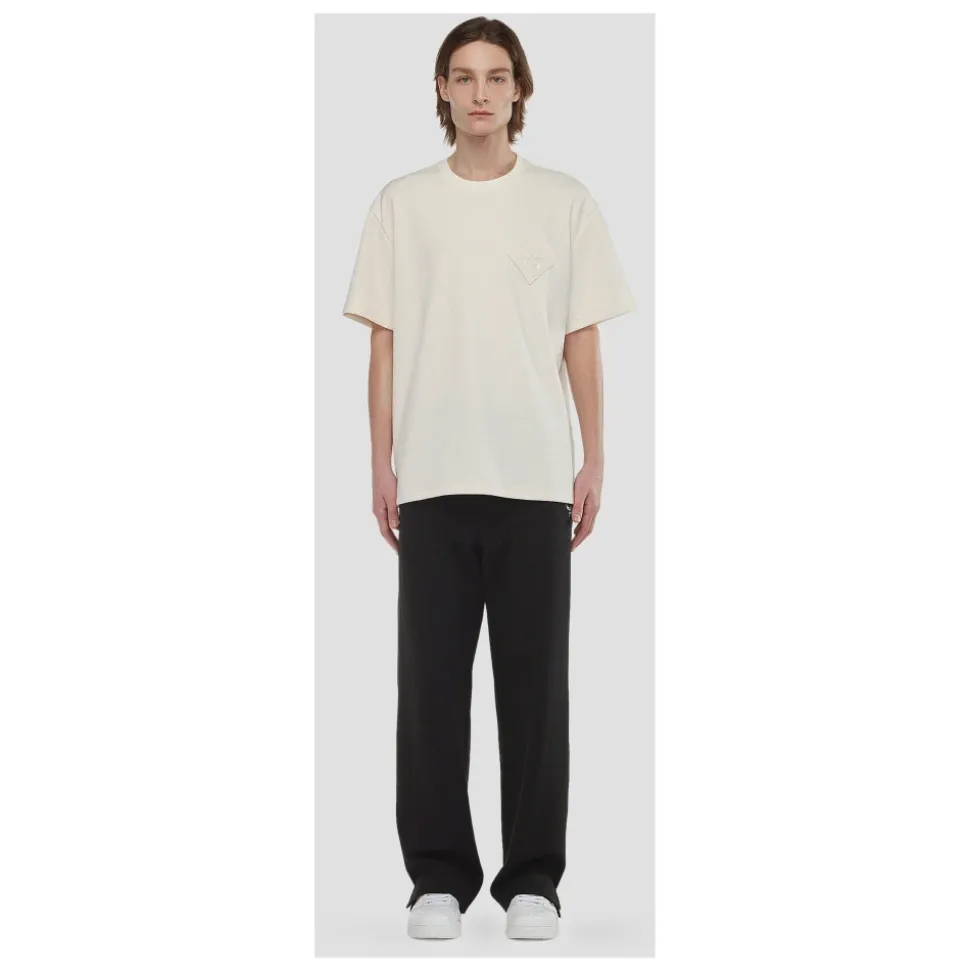 Camiseta Bouclé con parche de logo