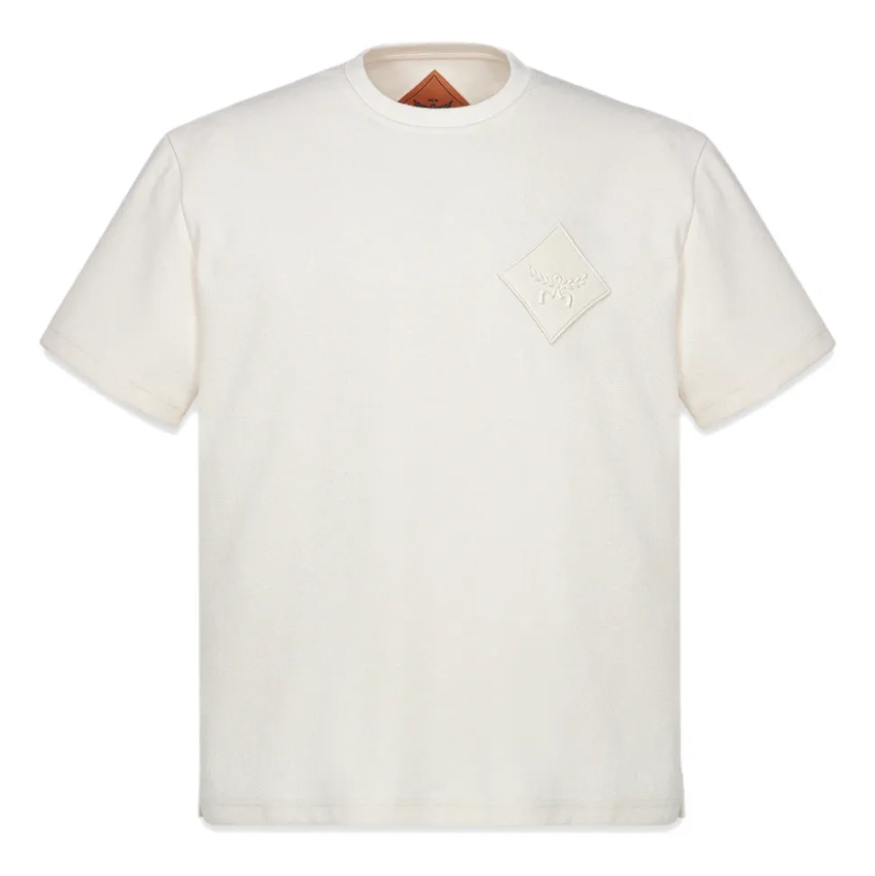 Camiseta Bouclé con parche de logo